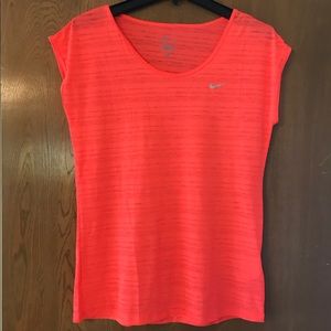 Women’s Nike Dri-Fit Tank - Neon Coral